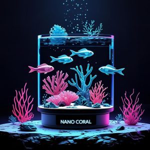 nano coral, el acuario automático que es mantenido por inteligencia artificial