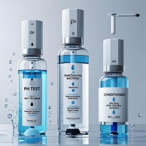 Test pH, anticloro, bacterias, acondicionadores para acuario nano