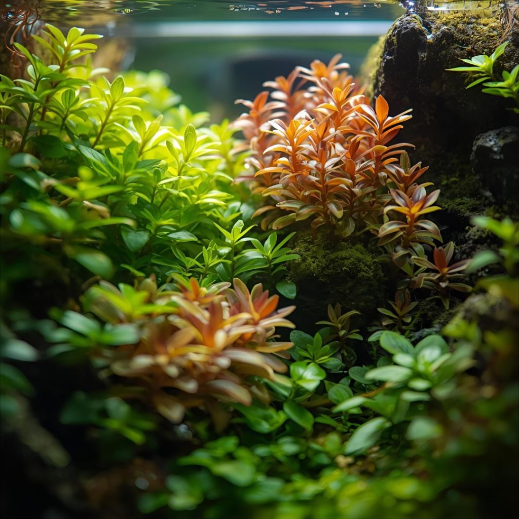plantas fáciles de cuiidar nano acuario sin CO2